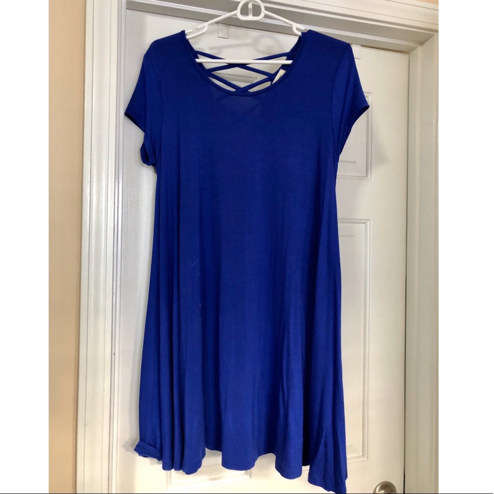 Blue dress